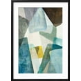 thumbnail image 2 of Art.com Blue Geometric II Art Print by PI Studio, Black Frame Wall Art, 21" x 29", 2 of 5