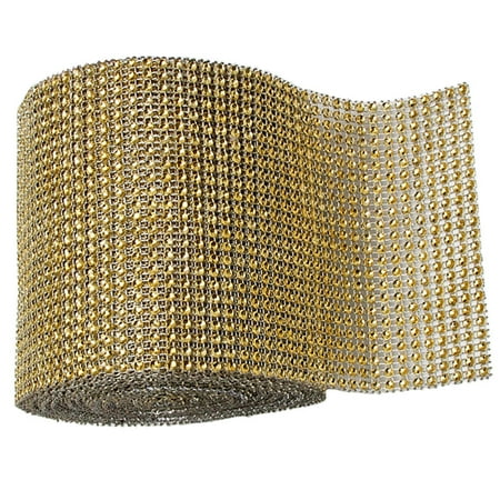 Changmusheng Decorate Diamond Ribbon Rhinestone Mesh Sparkling Ornament Silver Rhinestones Rhinestone Ribbon Baby