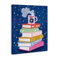 thumbnail image 2 of Stupell Industries Contemporary Book Stack & Cozy Mug Canvas Art, 30 x 40, by Vanessa Stoilova, 2 of 8