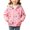 Pink, variant on Cethrio Kids Girls Jackets, Hooded Zip up Windbreaker Lightweight Kids Outerwear Pink Size 3-9 T