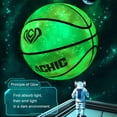 thumbnail image 4 of Baloncesto MILACHIC que brilla en la oscuridad, tamaño 7, para interiores y exteriores, 4 of 6