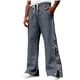 thumbnail image 1 of Ceisia Men Printed Elastic Waist Buckle Straight Pants All Season Casual Gift Versatile Trousers, 1 of 8