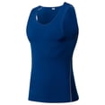 thumbnail image 3 of Paquete de 3 camisetas sin mangas de gimnasio para hombre Camiseta de entrenamiento con espalda en Y, 3 of 7