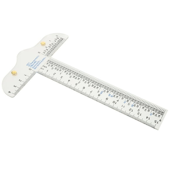 OUNONA T Square Drafting Ruler Quilting Rulers Digital Student White