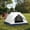 Beige, variant on Camping Tent 3-4 Person Instant Pop Up Automatic Quick Setup Windproof Waterproof Dome Tent with Two-Way Zipper & Ground Nails, Portable for Camping Hiking Beach Traveling Storage Bag