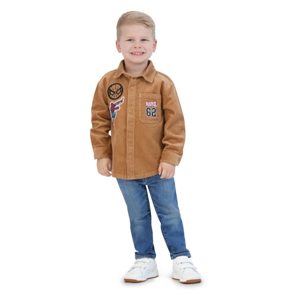 Spider-Man Toddler Boy Shacket, Sizes 12M-5T