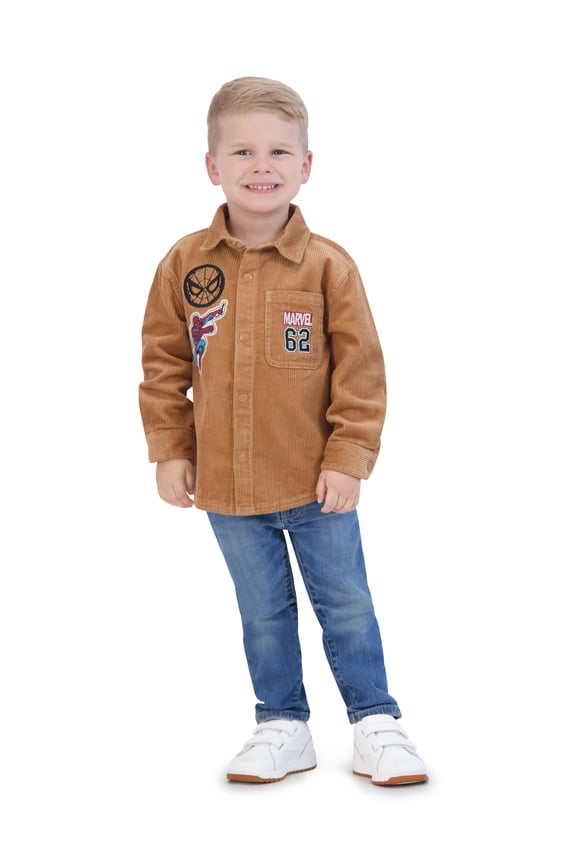Spider-Man Toddler Boy Shacket, Sizes 12M-5T