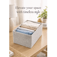 thumbnail image 6 of YBM Home Clothes Drawer Organizer - Set of 8 Drawer Organizers for Bra, Underwear, Lingerie, Socks, Ties ETC - Foldable, Easy Assemble, Breathable Organizer Bins for Bedroom and Closet, 1251-8, 6 of 7