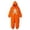 Orange, variant on Krdevn Kids Halloween Pumpkin Hooded One Piece Jumpsuit Unisex Skeleton Ribcage Print Cosplay Onesie with Side Pockets 5-6 Years,Orange
