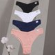 thumbnail image 1 of 4 unids/set de lencería de algodón para mujer, bragas sexis de cintura baja para mujer, ropa interior de M-XL, tangas, Bikini de 10 colores sólidos, bragas íntimas para niñas Tan Jianjun unisex, 1 of 2