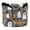 Cute Ghost Pumpkin Star, variant on Haosy Colorful Plants and Squares Golf Mallet Putter Cover Strong Magnetic Leather Golf Club Headcover Closure