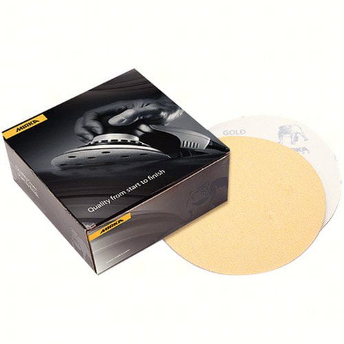 New Gold Grip Attachment Abrasives mirka 23-612-080 Grade P80 5"