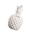 thumbnail image 2 of HOOWIFFY Cute Savings Pot Resin Coin Bank White 1Pcs Pineapple Shape Home Decoration, 2 of 8