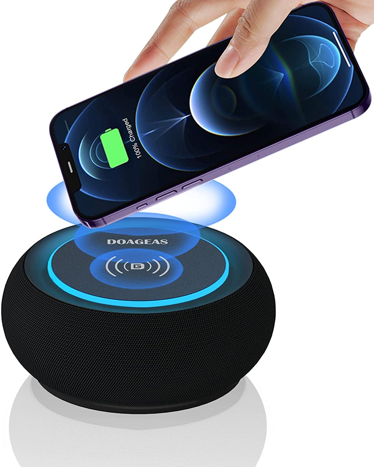 2 in 1 Wireless Charger with Bluetooth 