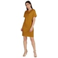 thumbnail image 4 of Inkmeso Womens Plain Shift Dress Short Sleeve Regular Fit Cotton Jersey Tshirt Dress, 4 of 7