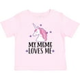 thumbnail image 3 of Inktastic My Meme Loves Me Girl Unicorn Girls Baby T-Shirt, 3 of 5