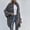 Grey, variant on Womens Summer Tops Solid Color Cloak Knitted Capes Shawl Tassel Open Front Cardigans Sweater Coat Short Sleeve Casual Tees
