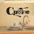 thumbnail image 3 of Kitchen Wall Sticker Removable Waterproof Cuisine Letter Wall Decal Wall Art, 3 of 7