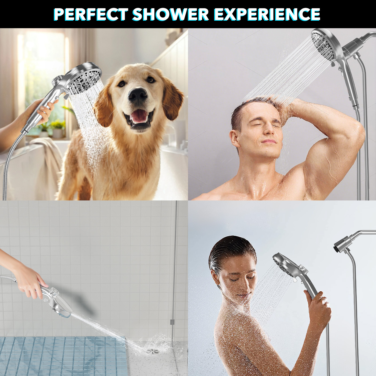 GPED Handheld Shower with Magnetic Docking System photo 7