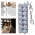 thumbnail image 4 of Langgg Vanity Bulbs Wall Mounted Makeup Mirror Adjustable for Vanity Stick Makeup, 4 of 9