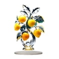 thumbnail image 2 of Letrero de mesa de limón,Letrero acrílico 2D de limonero,resistente al agua,regalo,Placa decorativa para escritorio,decoración para el hogar y la oficina,Letrero acrílico plano con base, 2 of 8