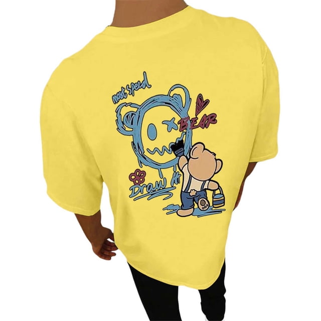 Playeras Interiores Para Hombre, Blusa Informal De Verano Con Estampado De Empalme De Color Para Hombre, Camiseta De Manga Corta Con Cuello Vuelto