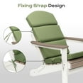 thumbnail image 6 of Aoodor Outdoor Adirondack Chair Cushions Set of 2, Water Resistant High Back Patio Rocking Chair Cushion, 6 of 7