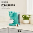 Keurig KExpress Essentials SingleServe KCup Pod Coffee Maker, Teal