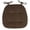 O592 Coffee A!, variant on Chair Cushions for Dining Chairs, D-Shaped Seat Cushions with Removable Washable Cover and Ties, Chair Pads for Kitchen, Indoor Dining Room, Patio Chairs, 17" X 16"(Beige) Happy Day!