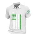 thumbnail image 1 of DGMIOCS T-Shirt à Col pour Homme Résistant aux Plis Coupe Classique Plage Blanc TTTTG, 1 of 5