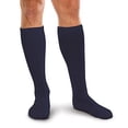 thumbnail image 2 of Core-Spun 20-30mmHg Moderate Graduated Compression Support Knee High Socks (Navy, Medium), 2 of 3