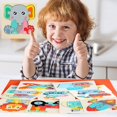thumbnail image 4 of MeetYTOYS Wooden Puzzles, Animal Jigsaw Puzzles Montessori Toys Learning Educational Christmas Birthday Gifts(Fish), 4 of 5