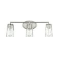 thumbnail image 2 of Satin Nickel Three Light Bath Bar from the Sacremento Collection, 2 of 6