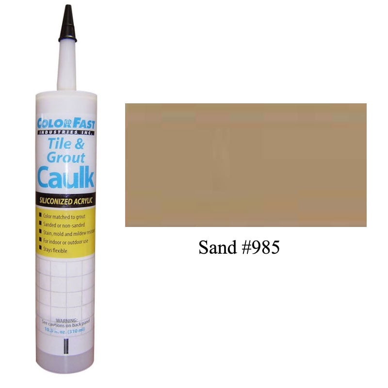 ColorFast Latex Colored Caulk TEC Color Line Sand Unsanded Walmart