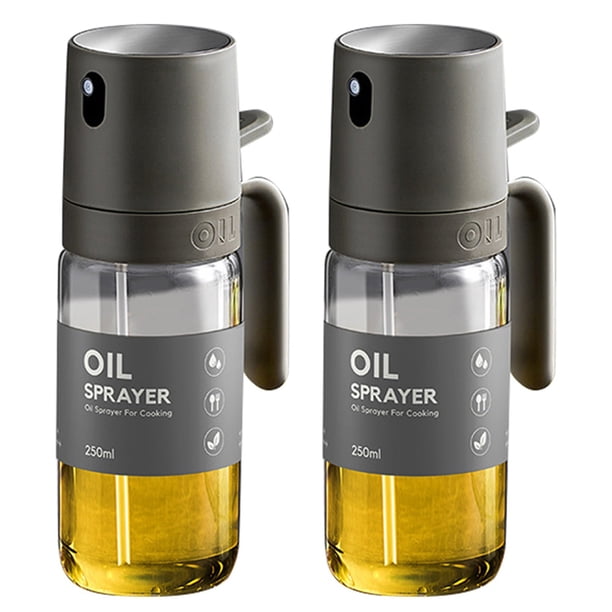 2X 250ML Aceite Comestible de Recargables Versátiles A Prueba de Herrumbre Mister para Freidora Asar Hornear B