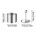 thumbnail image 3 of Hearth & Gear Gâteau Rond pour Riz Violet Brique de Taro Riz et Plat Froid – Utiliser Dessert et Aliments en Acier Inoxydable pour la Cuisson et la Cuisine Super de l'École Moules de Cuisson en Aluminium pour s'Inservir dans un Four Grille-Pain Articles de Pâtisserie, 3 of 7