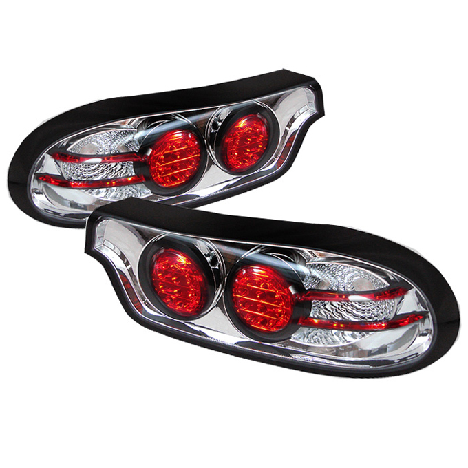 Fits 9301 Mazda Rx7 FD3S Spirit R Kouki Style Chrome LED Tail Lights