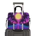 thumbnail image 2 of FORMRS 16" Laptop Bag Carrying Sleeve Case with Handle Travel Shoulder Briefcase, Purple Neon Road, 2 of 8