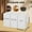 White*2, variant on LAILLSH 3 Pcs Coffee Tea Sugar Container Set, Metal Vintage Kitchen Canister Set with Airtight Lids, Food Storage Container Jars for Kitchen Counter, Farmhouse Home Decor - 2025 New Arrival🔥