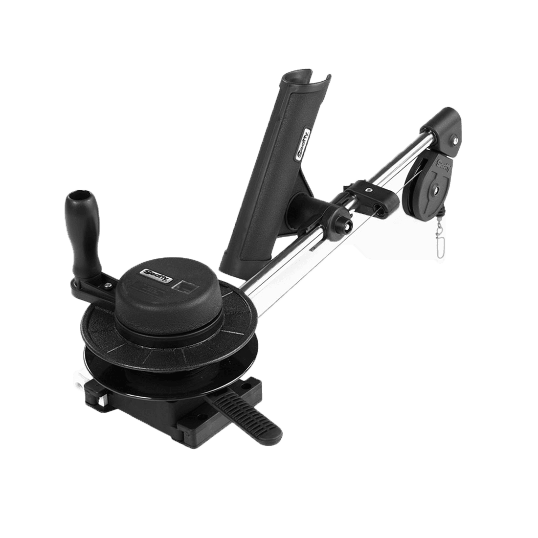 Depthmaster Manual Downrigger W/Rod Holder