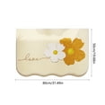 thumbnail image 3 of Creamy Style Imitation Sheep's Wool Entrance Mat For Bathroom Water Absorbent Non Slip Great For Home Shower Bathroom Use, 3 of 6