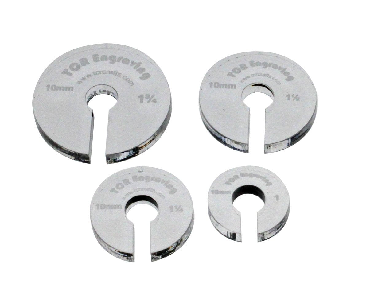 4 Hopper Foot Offsets for 10mm' Foot - Template - Quilting