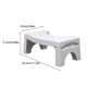thumbnail image 5 of Billuyoard Transporte convenientemente su taburete de inodoro para hábitos de baño saludables Fuerza gravitacional segura Materiales saludables Conjuntos de muebles de dormitorio, 5 of 6