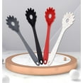 thumbnail image 4 of Silicone Pasta Fork (11.5"), High Heat Resistant to 480°F, Hygienic One Piece Design, Spaghetti Strainer & Server Spoon Pasta Forks, 4 of 7