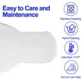 thumbnail image 4 of EMART Spandex Chair Cover, White Seat Covers Universal Stretch Chair Slipcovers Protector 50 Pcs, 4 of 7