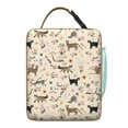 thumbnail image 5 of Cat Paw Print Pattern Insulated Lunch Bag, Cute and Funny Pet Lovers Tote for School, Office, Travel, Picnic, 5 of 6