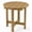 Coffee, variant on Biotree 18 Inch Adirondack Side Table Outdoor, Weatherproof HIPS Slatted End Table with X-Base and 66 lbs Capacity for Deck Backyard Poolside, Black