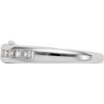 thumbnail image 3 of 14K White Gold Diamond Wedding Band (Size 7) Made In India rm2683b-040-waa, 3 of 5