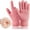 Pink, variant on Women's Winter Warm Touch Screen Gloves Womens Thermal Cable Knit Wool Fleece Lined Glove for Cold Weather