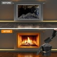 thumbnail image 5 of Fireplace Ash Bucket with Lid Shovel, Hand Broom 2.6 Gallon Charcoal Wood Fire Pits Burning Stoves, Coal/Large Pellet Metal Buckets/Hot Wood Carrier Pail Fire Pits Ash Can Cleaning Tools, 5 of 9